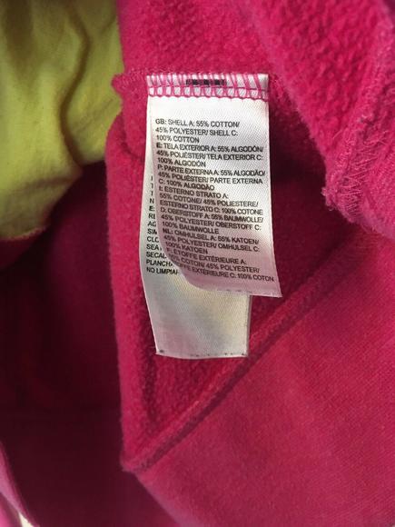 The North Face Hoodie Women’s Small Petite Never Stop Exploring Pink Green - Picture 5 of 12